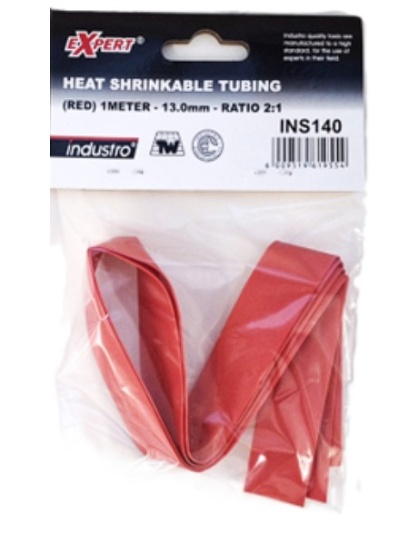 2:1 Red 2.5mm Heat Shrink - 1meter