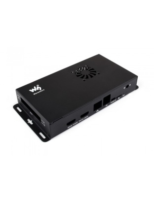 Metal Case Designed For Raspberry Pi Official Compute Module 5 IO Board, Comes With Cooling Fan