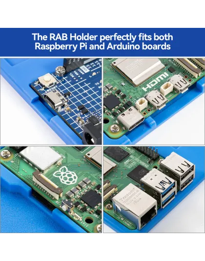 SunFounder RAB Holder Breadboard Kit for Raspberry Pi 5/4, Arduino Uno R4 Minima/Wifi/Uno R3/Mega R3