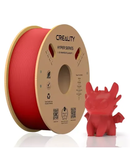 Creality Hyper PLA Filament with RFID, 1kg, 1.75mm, Red