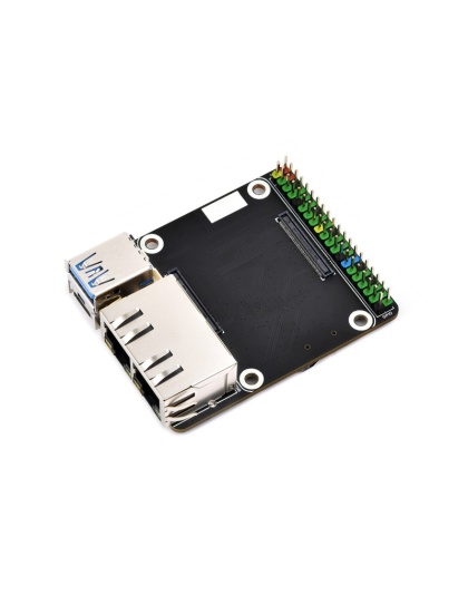 Mini Dual Gigabit Ethernet Base Board Designed for Raspberry Pi Compute Module 5(Not Included)