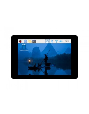 3.5inch Capacitive Touch Display (F) for Raspberry Pi, IPS Panel, 320×480 Resolution, 5-point Touch, Immersion Gold Process, Toughened Glass Panel