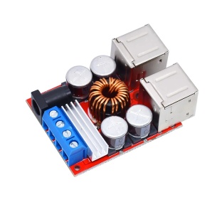 DC-DC Vehicle Charging Board 8V-35V to 5V 8A Power Supply Depressurization Module 4 port USB Output mobile Charger