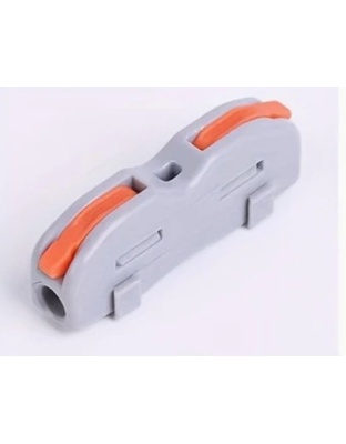 Lever-Operated Quick-Connect Terminal Block 1 to 1 (2pcs)