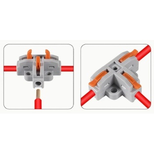 Lever-Operated Quick-Connect Terminal Block T shaped