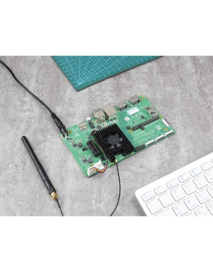 Dedicated All-in-One 3007 Cooling Fan for Raspberry Pi Compute Module 4 CM4, Speed Adjustable, with Thermal Tapes 5V