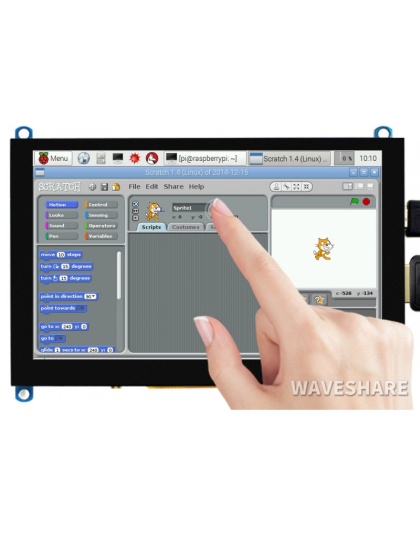 5inch Capacitive Touch Screen LCD (H), 800×480, HDMI, Various Systems Support