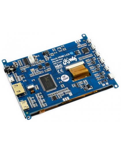 5inch Capacitive Touch Screen LCD (H), 800×480, HDMI, Various Systems Support