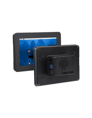 Black Protective Case For RPi 7-inch Touch Display 2 And RPi 5