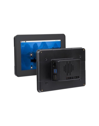 Black Protective Case For RPi 7-inch Touch Display 2 And RPi 5