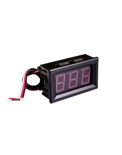 DC 4.5-30V 3 Wire LED Voltmeter Digital Display Panel Volt Meter