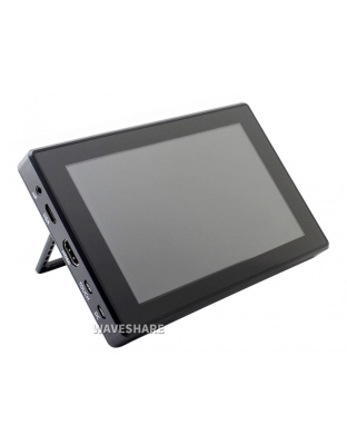 7inch Capacitive Touch Screen LCD (H) with Case, 1024×600, HDMI, IPS, Various Systems Support