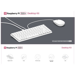 Official Raspberry Pi 500+ EU Desktop kit