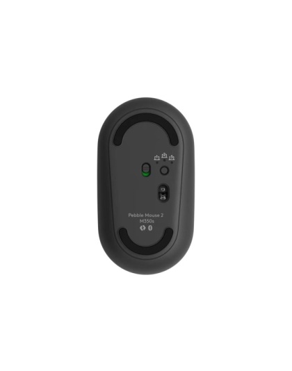 Logitech® Pebble Mouse 2 M350s - TONAL Graphite - BT - DONGLELESS