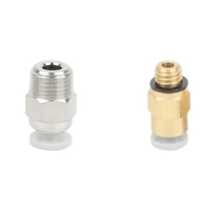 PTFE Tube Connector/Coupler Set for 3D Printer PC4-01 and KJH04-M6