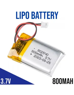 Battery LiPo 800mAh 3.7V