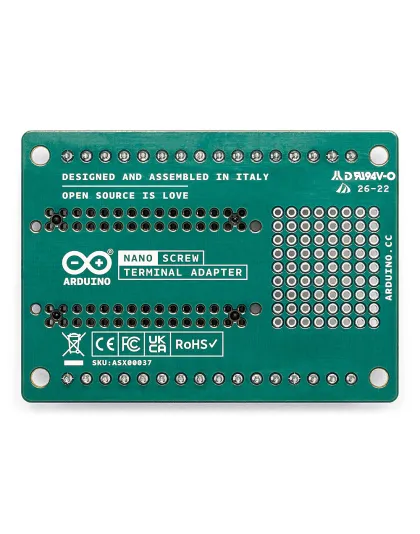Arduino Nano Screw Terminal Adapter