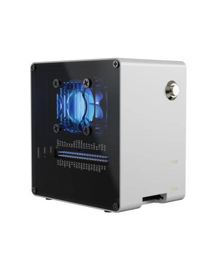 Sunfounder Pironman 5-Mini NVMe M.2 SSD PCIe Mini PC Case for Raspberry Pi 5