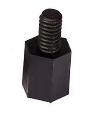 M2.5 x 5 + 6mm Hex Nylon Standoff Spacers for PCB