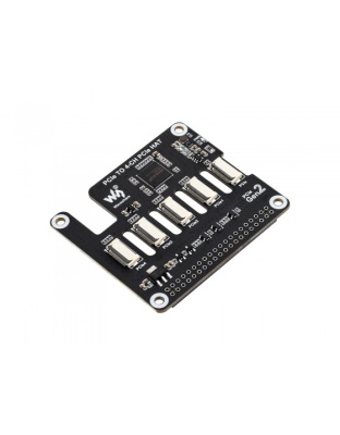 4-Ch PCIe FFC Adapter Board for Raspberry Pi 5