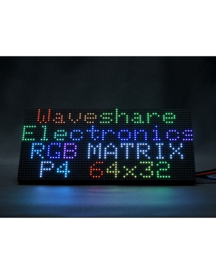 RGB Full-Color LED Matrix Panel, 4mm Pitch, 64×32 Pixels, Adjustable Brightness