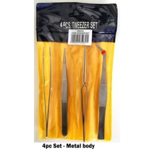 4 PieceTweezer Set