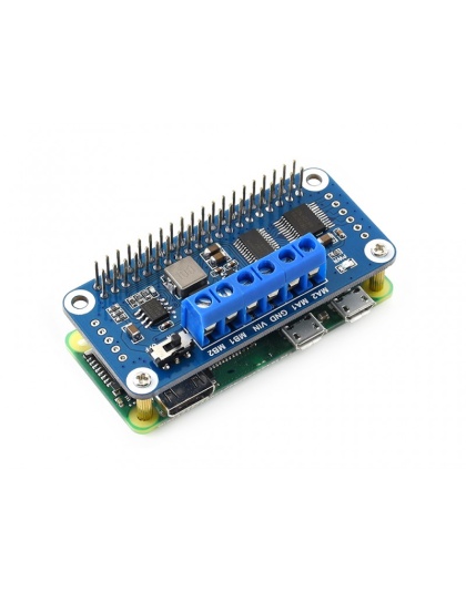 Motor Driver HAT for Raspberry Pi, I2C Interface
