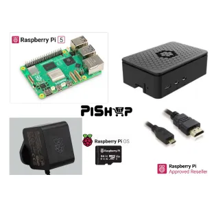 Raspberry Pi5 4GB Black OneNine Kit 64GB uSD