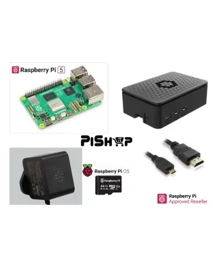 Raspberry Pi5 4GB Black OneNine Kit 64GB uSD