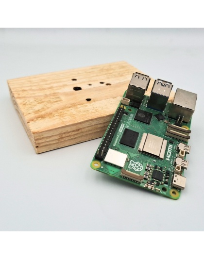 Passive Cooling Case for Raspberry Pi 5 – Matte Black Aluminium