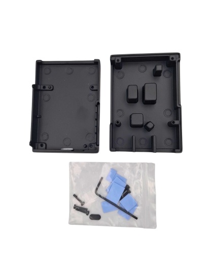 Passive Cooling Case for Raspberry Pi 5 – Matte Black Aluminium