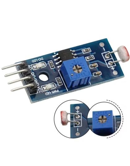 Adjustable Photosensitive Sensor Module with Light Detection Board