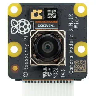 Raspberry Pi Camera Module 3 NOIR wide-angle (120°) lens