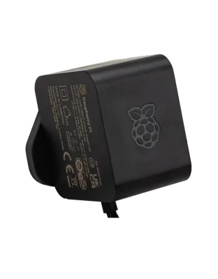 Raspberry Pi Official 27W USB-C power supply Black 5.1V 5A PSU Type EU(for Pi5)