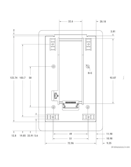 Raspberry Pi Touch Display 2 (5” Portrait)