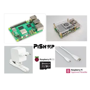 Raspberry Pi5 4GB SP kit including active cooler 64GB A2 uSD