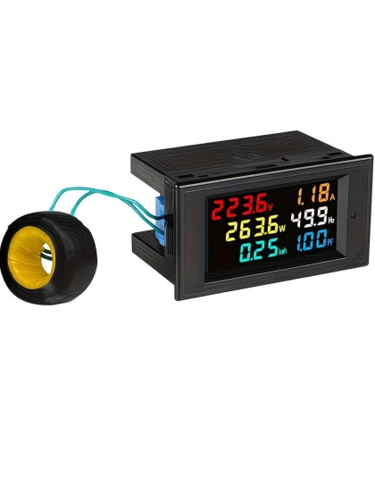 Multifunctional Smart Meter for Displaying Voltage, Current, Power, Frequency, And Power Factor