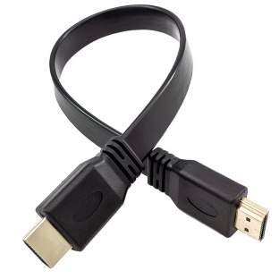  HDMI 0.5m  Extra short flat noodle cable gold plated