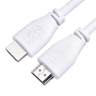 Official White 1m Raspberry Pi3A, Pi3B and CM5 IO board HDMI Cable