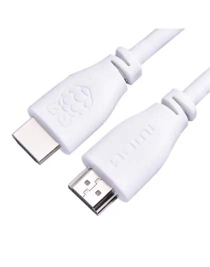 Official White 5m Raspberry Pi3B and Pi3A  HDMI Cable