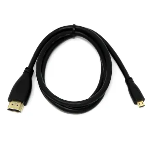 Official Black 1m Micro-HDMI to Standard HDMI for Pi4/5 and Pi400