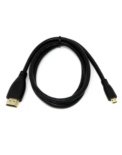 Official Black 1m Micro-HDMI to Standard HDMI for Pi4/5 and Pi400