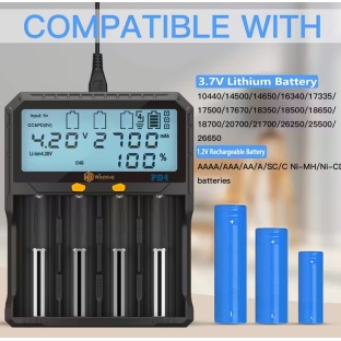 PD 20W LCD fast universal battery charger